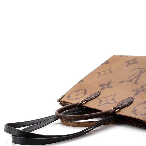 Louis Vuitton OnTheGo Tote Reverse Monogram Giant GM Brown - Picture 8 of 10